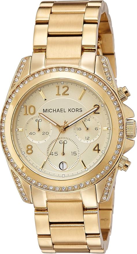 reloj michael kors mujer dorado|michael kors watches female.